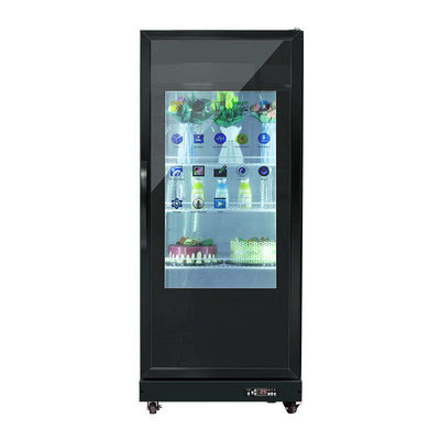 32&quot; LCD Digital Signage Transparent LCD Refrigerator Glass Door For Beverage Cooler Advertising Display
