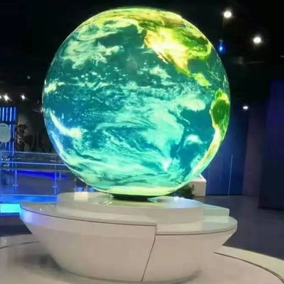 P3 LED Display Screen Round Sphere LED Display Indoor 1M For Commercial Exhibition
