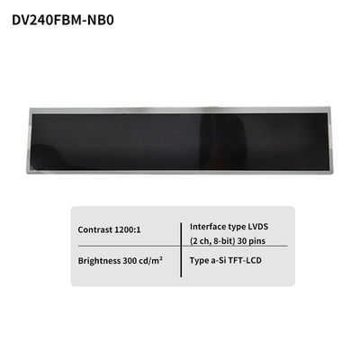 24 Inch Ultra Wide Thin LCD Panel Kit BOE DV240FBM-NB0 300 Nits LVDS 1920x360 2K