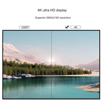2K 4K Media Player Box Window 10 Splicing Wall Box Video Wall Android LCD Monitor HDMI 4 16 HDMI Output