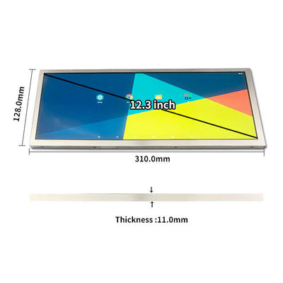 12.3 Inch LCD Display Kit Outdoor High Brightness 700nits 1920x720 LVDS For Transmission Type Display