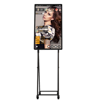 Mobile Projection Live Broadcast Touch Screen Signage Interactive 32 Inch