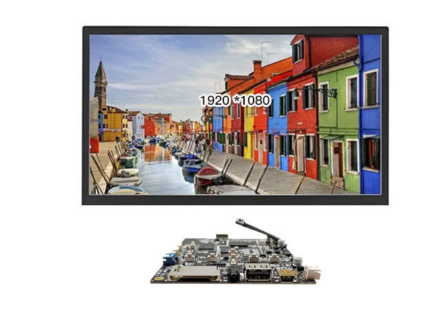 All In One PC Control Board Android A33 4-Core Faster 1.8 GHz 1080P Lvds Lcd Panel 1