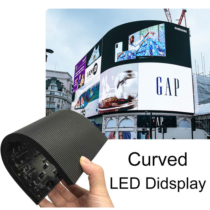 P4 P5 P6 P3 Curved LED Panel Flexible LED Screen Wall Waterproof Outdoor Shopping Advertising 1