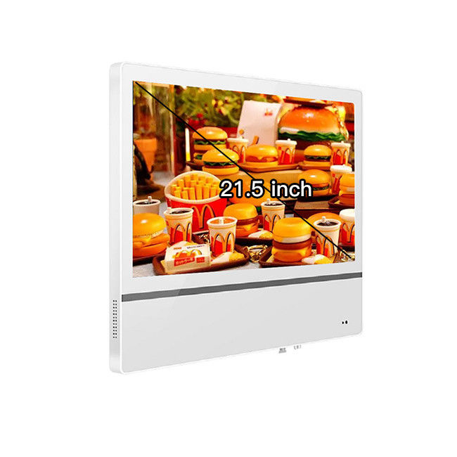 21.5 Inch Digital Signage LCD Screen 1920x1080 250 Nits Android For Lift