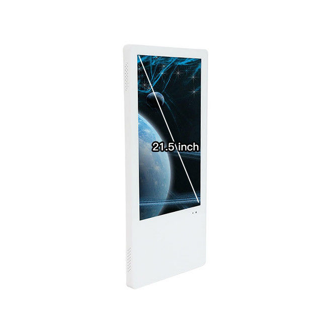 21.5 Inch Wall Mount Vertical Elevator Advertising Display 350nits 250nits Android Digital Signage 1920x1080