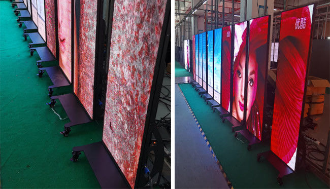 P2.5 LED Poster Display 1R1G1B 32 49 55 Inch Indoor SMD Slim 1
