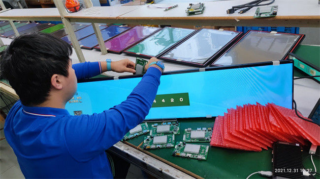 86 Inch Transparent LCD Display FHD LVDS 3840x2160 4K 4