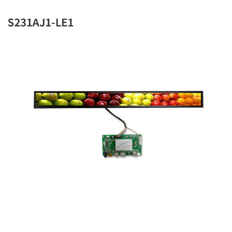 23 Inch LCD Panel Module Ultra Wide Thin Panel S23AJ1-LE1 1920x158 500nits LVDS TFT Bar LCD