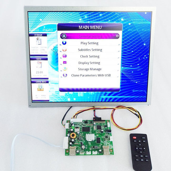 1920x1080 LCD Main Board 2K Advertising Controller Board Media Player USB With LVDS Output T10-USB 2