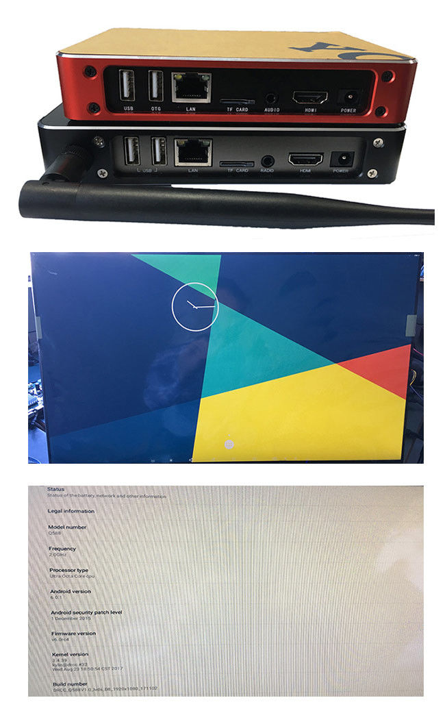 Allwinner A83T UHD Android 4K Media Player Box 8 Core 2GHz 0
