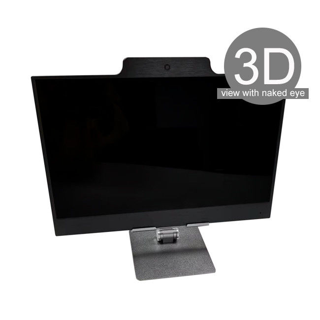 Single Viewpoint 4K 3D Monitor Eye Tracking 15.6" UHD 3D Monitor No Glasses Needed Naked Eye 0