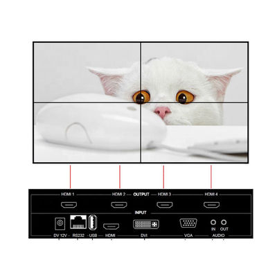 buy 3x3 3x4 Splicing Wall 4K Media Player Box 2K 4K Advertising Display Home Theater online manufacturer