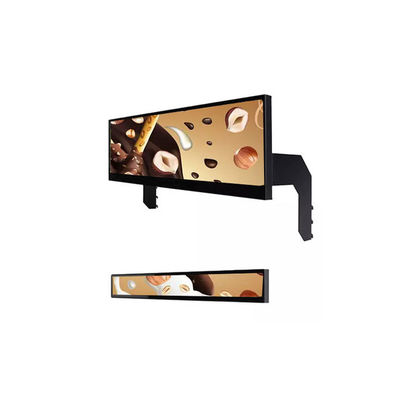 buy 120cm Supermarket Shelf Edge Stretched Bar LCD Display online manufacturer