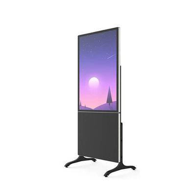 Good price Win7/Win8/Win10 LCD Advertising Kiosk With Wheels 43 Inch Removable Portable Mobile 128G/256G/521G online