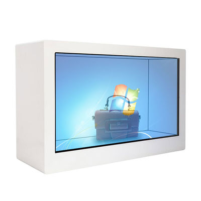 buy Flexible Display Box Transparent 32 Inch LCD Showcase Advertising Capacitive Touch Screen online manufacturer