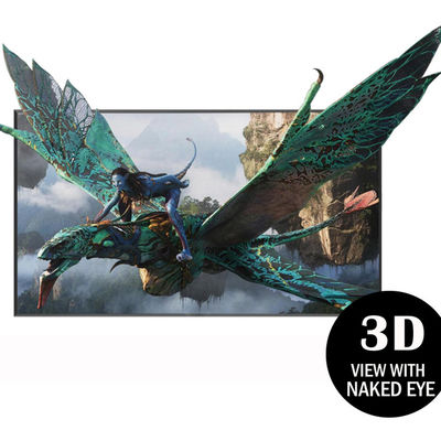 15.6 Inch UHD 3D Viewing Screen No Glasses Needed Naked Eye 3D LCD Advertising Player Display With Eyes Tracking Camera